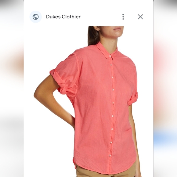 Xirena "Channing" cotton button down Sz XS (Oversized) - Picture 10 of 10
